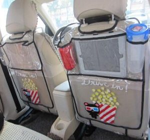 Car Back Seat Kick Mat Organisor